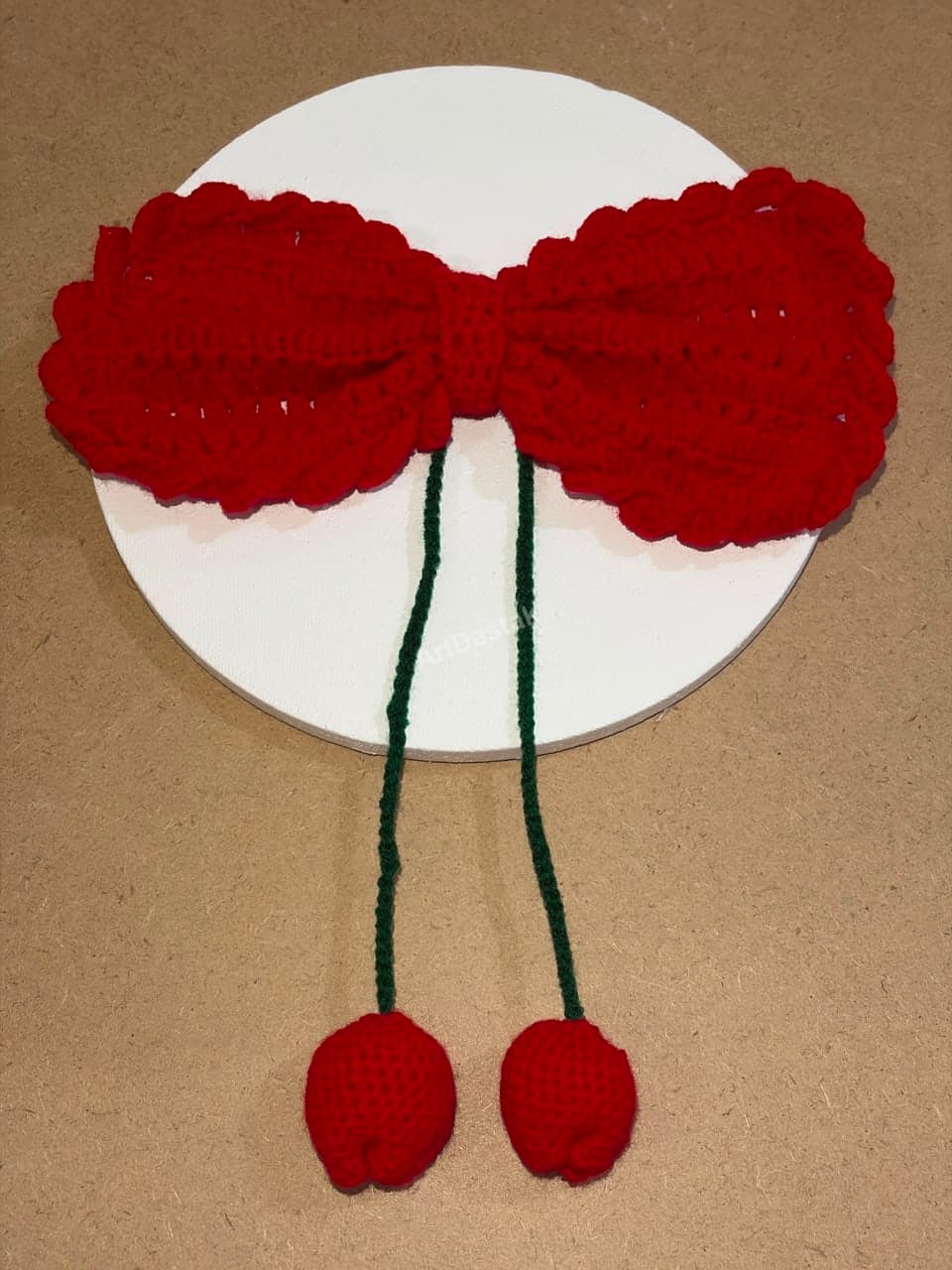 Red Butterfly Bow Hair Pin