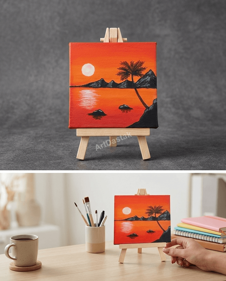 Sunset Mini Canvas Painting